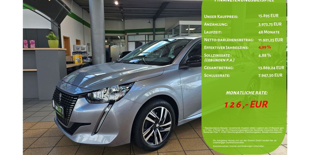 Peugeot 208 36.353 km 15.895 &euro; Geilenkirchen 52511