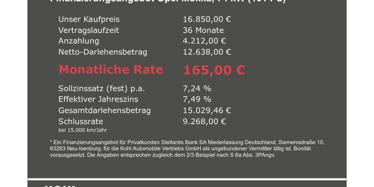 Opel Mokka 35.900 km 15.980 &euro; Aachen 52078