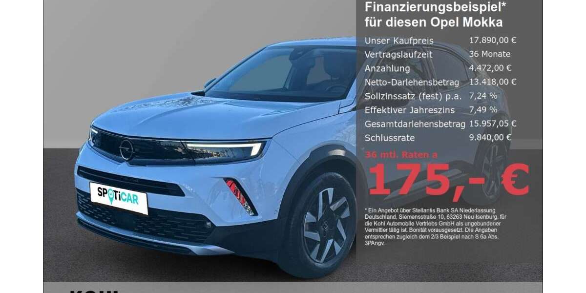 Opel Mokka 45.600 km 17.890 &euro; Aachen 52078