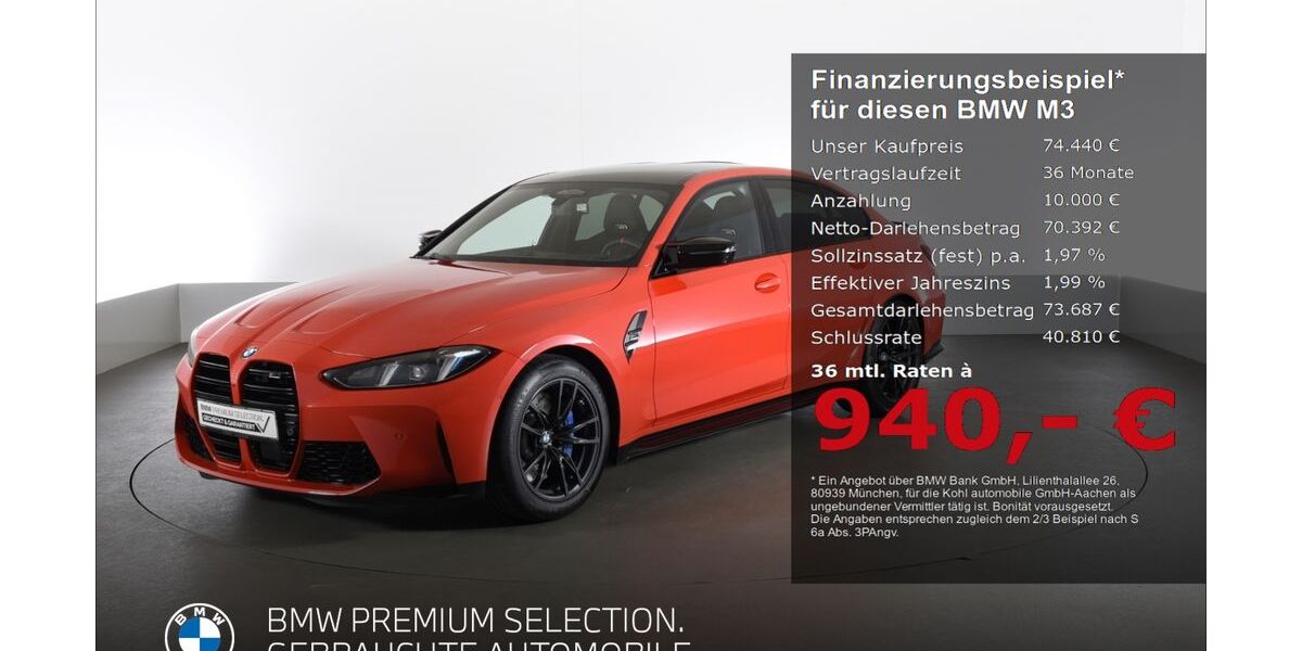 BMW M3 15.128 km 74.440 &euro; Aachen 52078