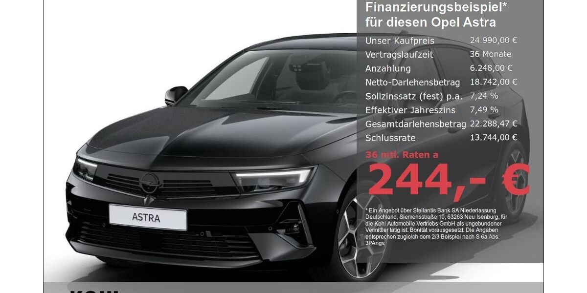 Opel Astra 17.750 km 23.950 &euro; Aachen 52078