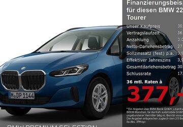 BMW 220 Active Tourer 11.596 km 30.930 &euro; Aachen 52078