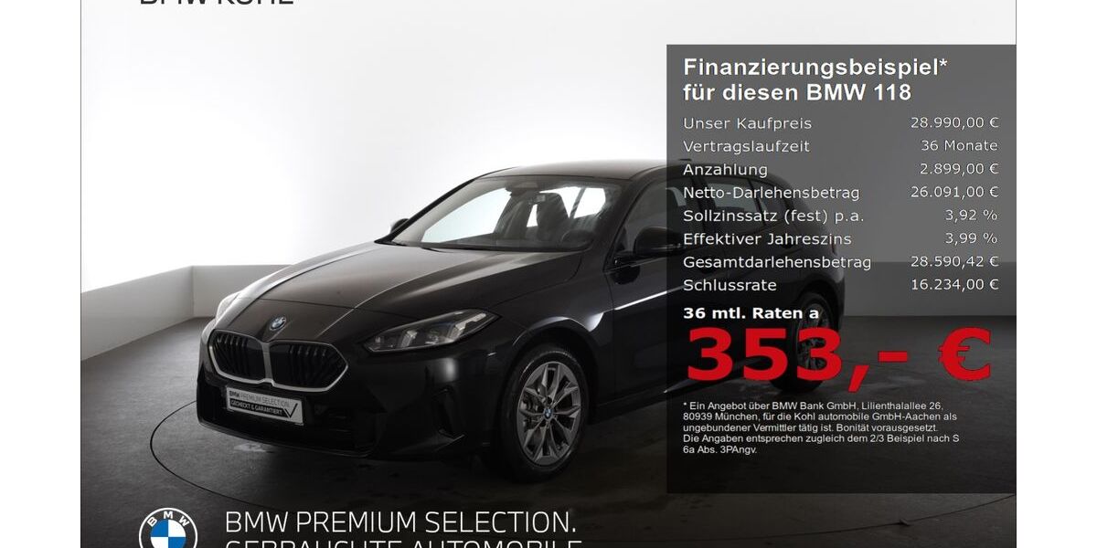 BMW 118 12.766 km 28.990 &euro; Aachen 52078