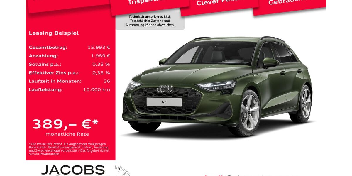 Audi A3 3.594 km 39.290 &euro; Düren 52351