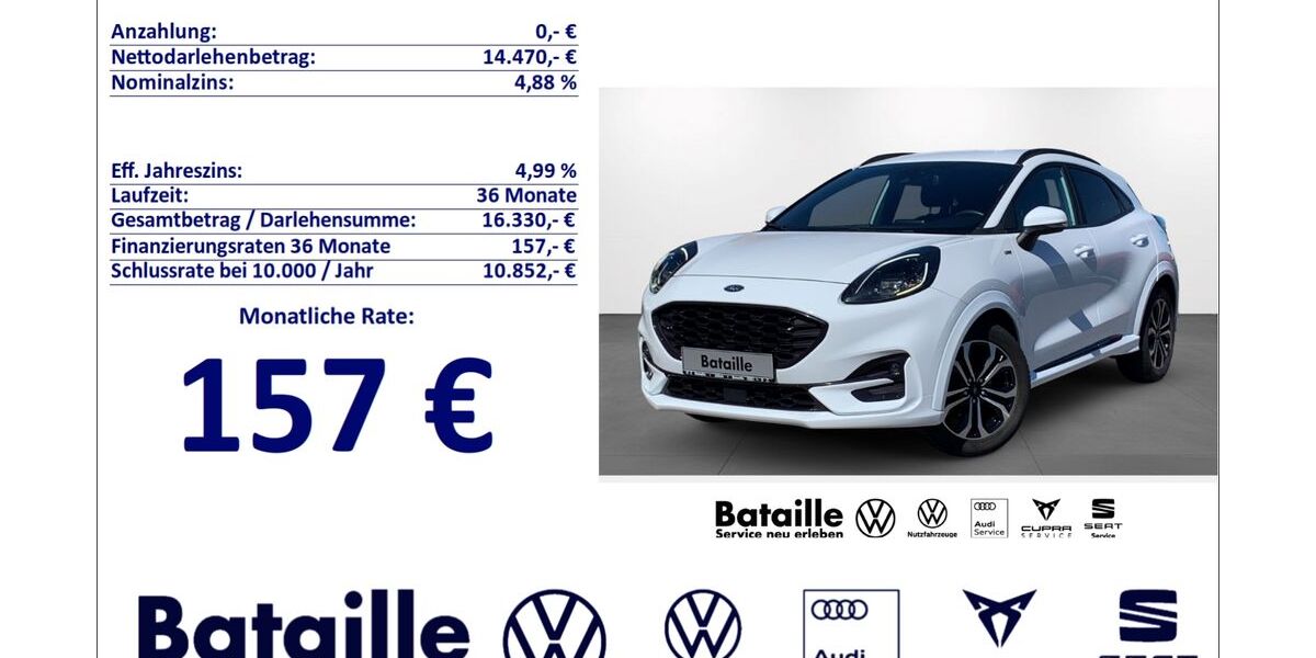 Ford Puma 57.650 km 14.470 &euro; Jülich 52428