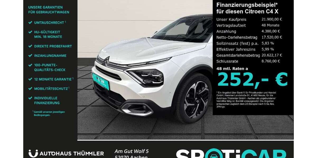 Citroen C4 31.540 km 21.900 &euro; Aachen 52070