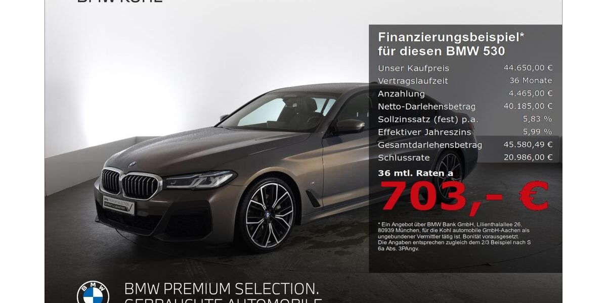 BMW 530 66.662 km 44.650 &euro; Aachen 52078