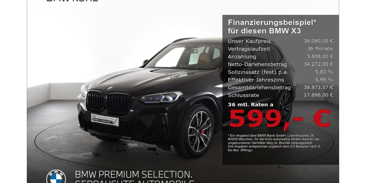 BMW X3 102.387 km 38.080 &euro; Aachen 52078