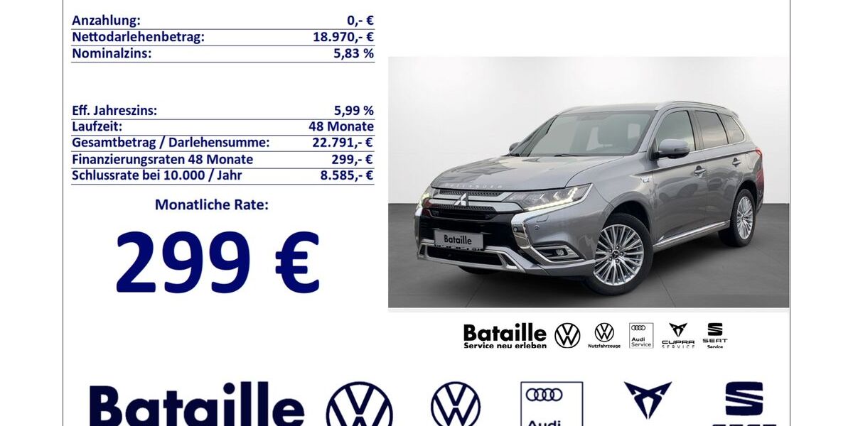 Mitsubishi Outlander 102.498 km 17.970 &euro; Jülich 52428