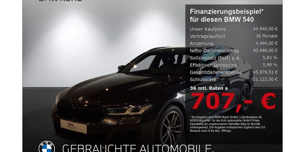 BMW 540 76.451 km 44.940 &euro; Aachen 52078