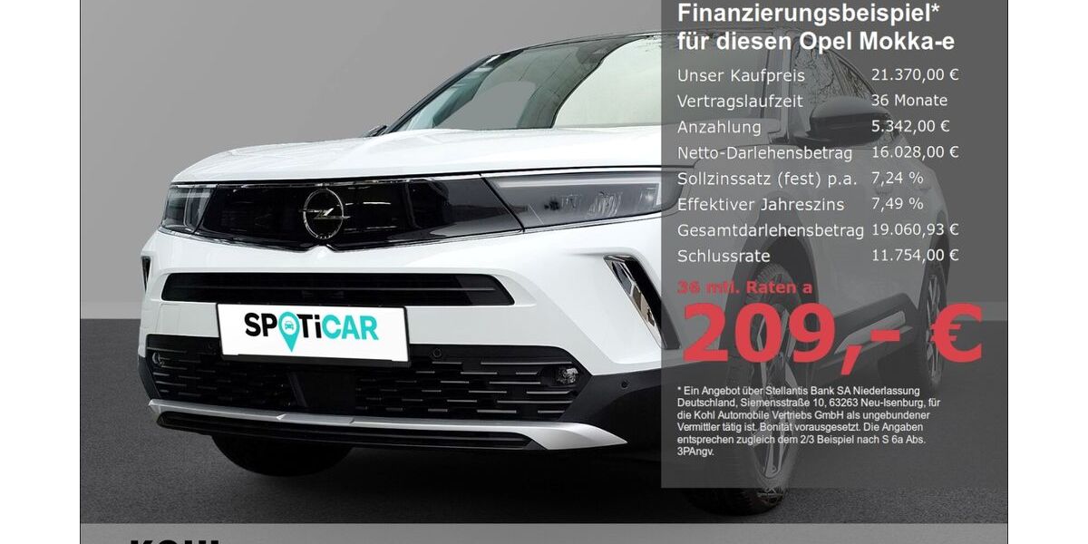 Opel Mokka-e 16.500 km 20.750 &euro; Aachen 52078