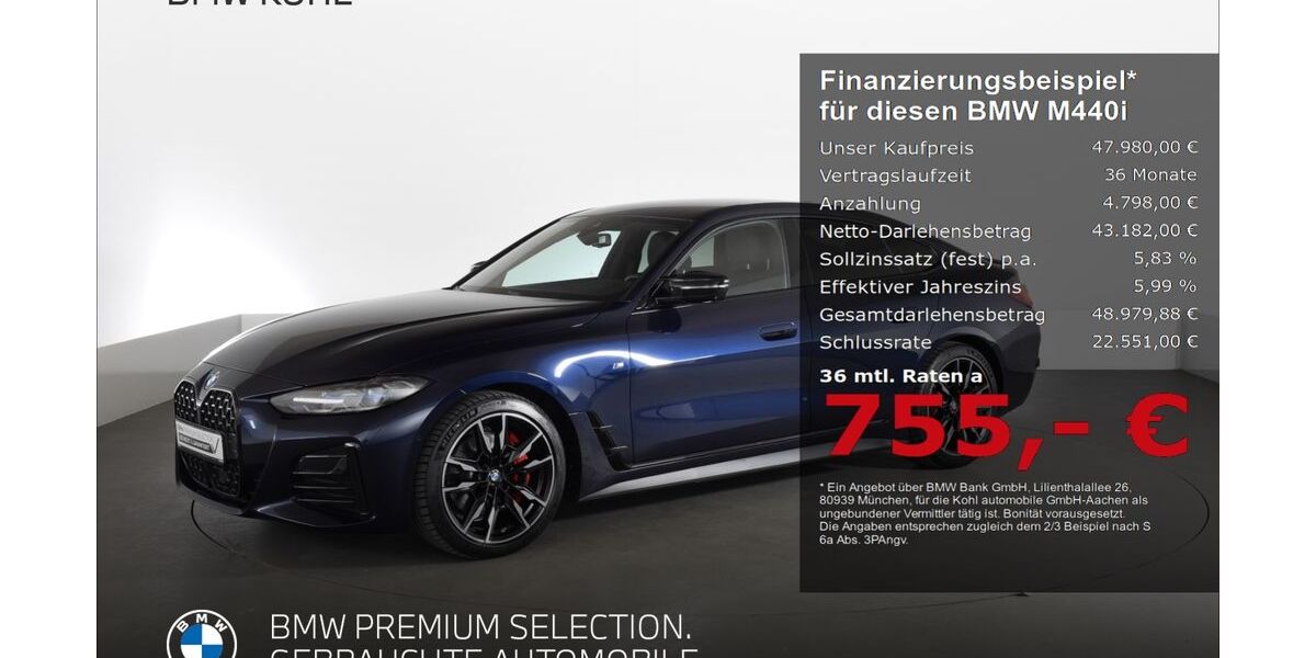 BMW M440 36.679 km 47.980 &euro; Aachen 52078