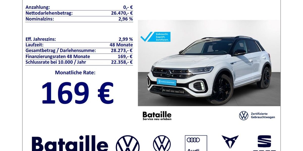 VW T-Roc 7.450 km 26.470 &euro; Jülich 52428