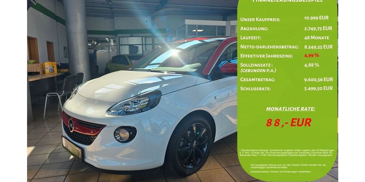 Opel Adam 25.727 km 10.999 &euro; Geilenkirchen 52511