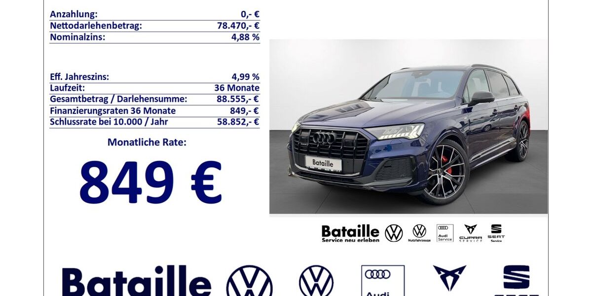 Audi Q7 34.175 km 75.970 &euro; Jülich 52428