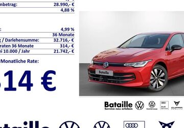 VW Golf 9.756 km 28.430 &euro; Jülich 52428