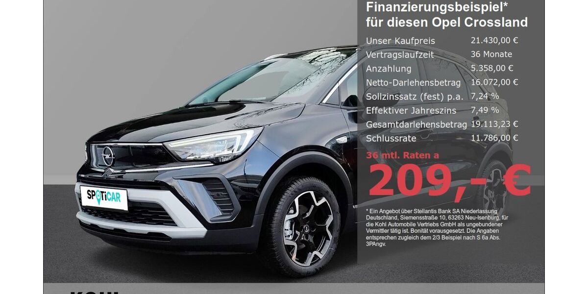 Opel Crossland (X) 5.700 km 20.980 &euro; Aachen 52078