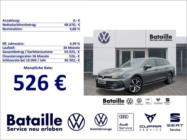 VW Passat Variant 6.500 km 44.990 &euro; Jülich 52428