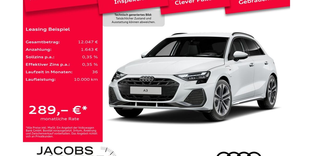 Audi A3 6.668 km 40.490 &euro; Düren 52351