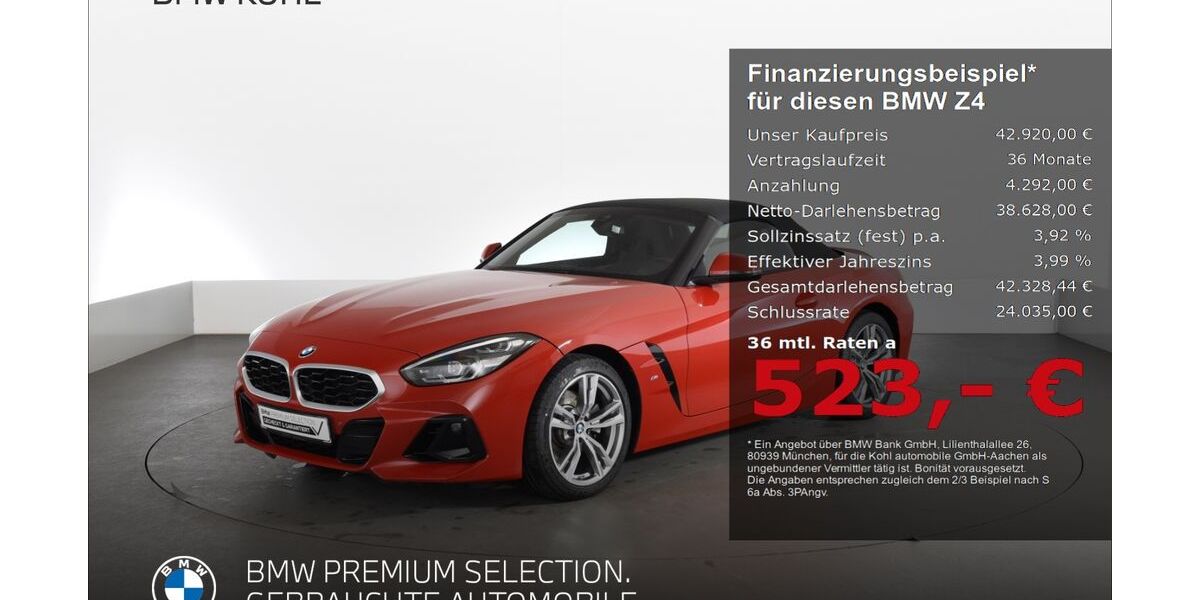 BMW Z4 10.851 km 42.920 &euro; Aachen 52078