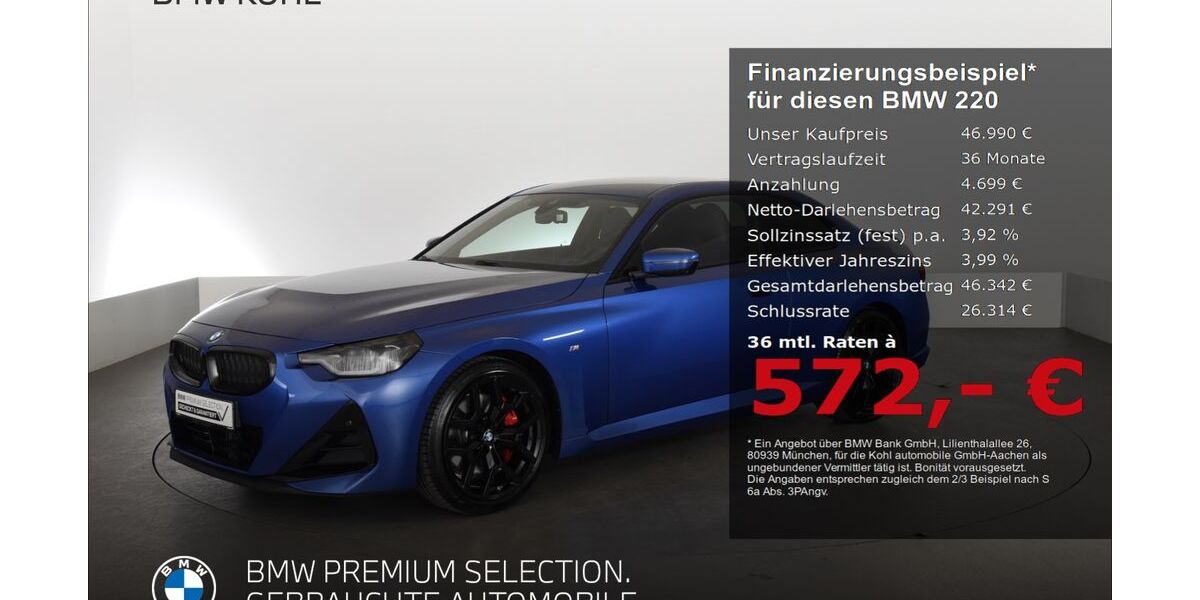 BMW 220 13.360 km 46.990 &euro; Aachen 52078