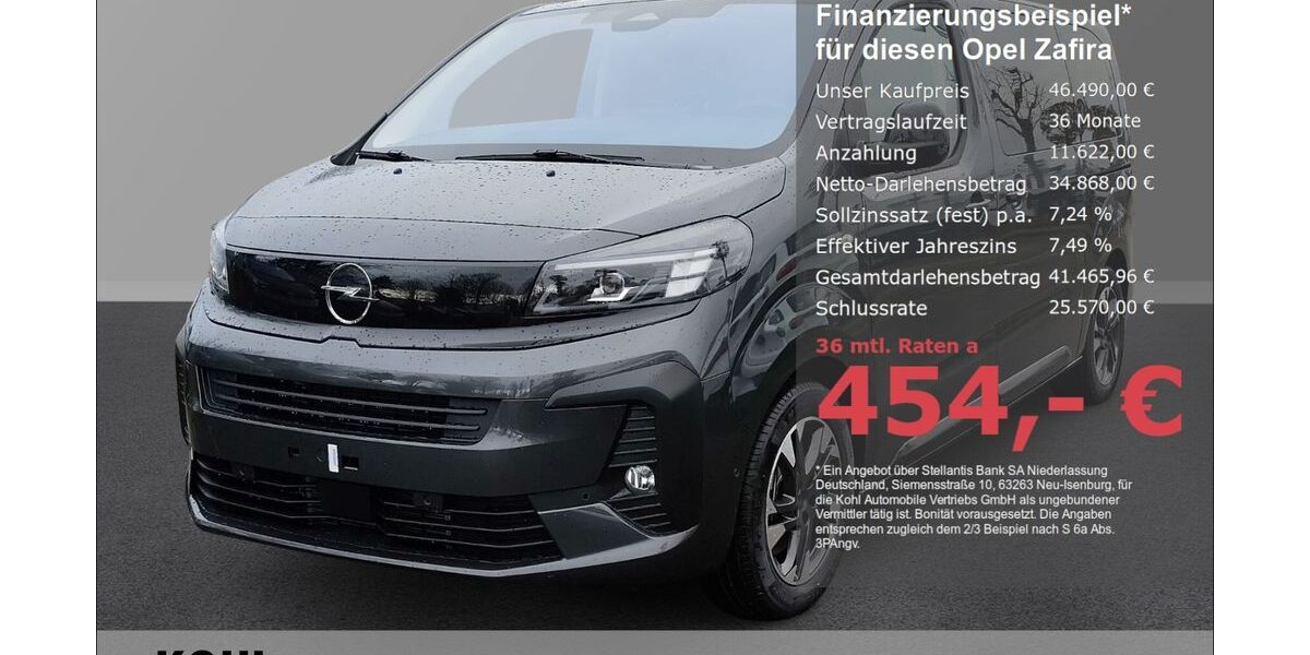 Opel Zafira 3.500 km 46.490 &euro; Aachen 52078