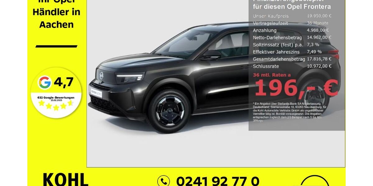 Opel Frontera 3.500 km 19.950 &euro; Aachen 52078