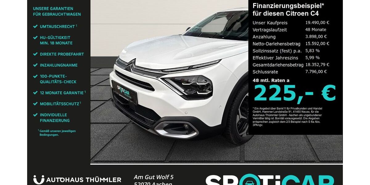 Citroen C4 22.796 km 18.990 &euro; Aachen 52070