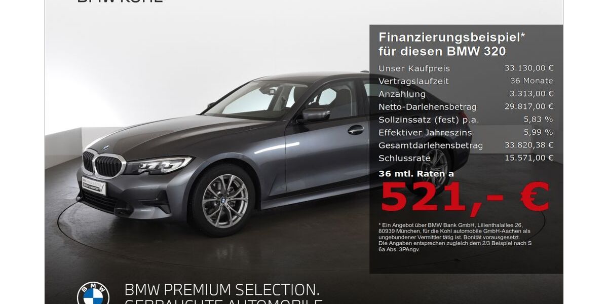 BMW 320 91.467 km 33.130 &euro; Aachen 52078
