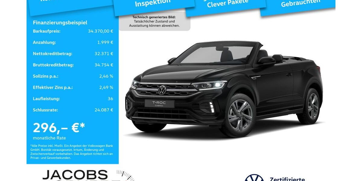 VW T-Roc 14.533 km 34.370 &euro; Aachen 52078