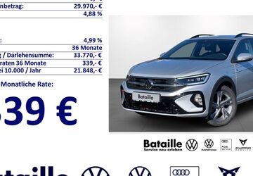 VW Taigo 13.290 km 29.970 &euro; Jülich 52428